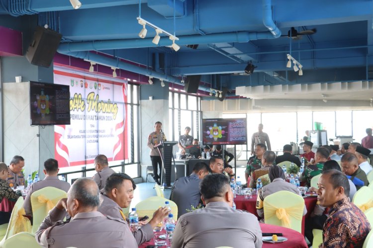 Wujudkan Pesta Demokrasi Pemilu Serentak 2024 Aman Dan Kondusif, Polres Dumai Gelar Coffee Morning