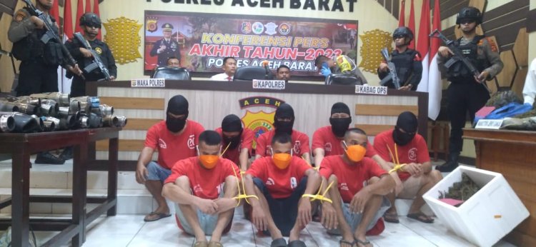 Polres Aceh Barat tuntaskan 208 Kasus perkara pidana selama 2023