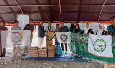 Persatuan Mahasiswa Aceh Selatan Salurkan Bantuan Untuk Korban Kebakaran di Kec. Kluet Utara