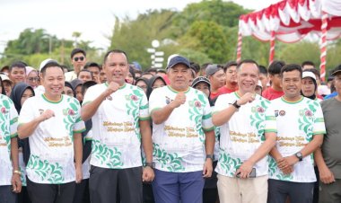 Bupati Siak Alfedri Lepas Ratusan Peserta Karhutla Fun Run