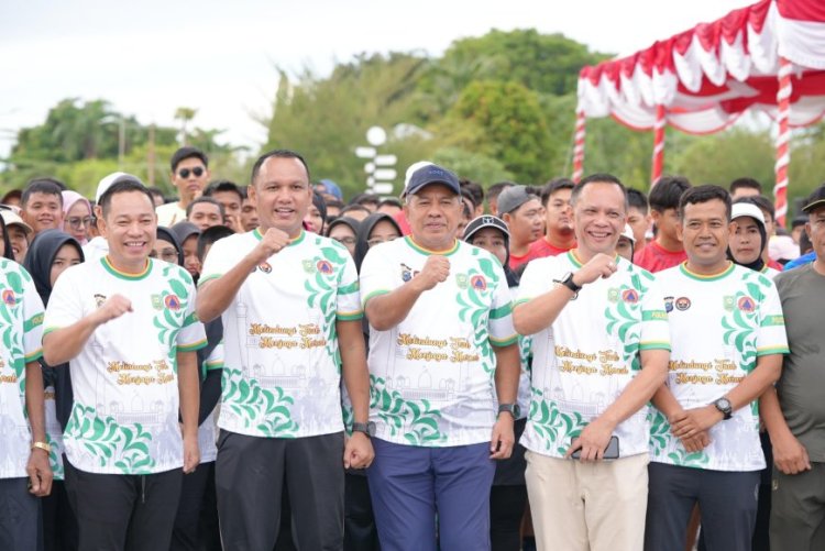 Bupati Siak Alfedri Lepas Ratusan Peserta Karhutla Fun Run