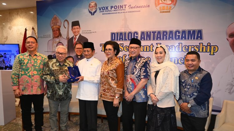 Vox Poin Sukseskan Dialog Antar Agama, Prof Nasaruddin Puji Kepemimpinan Paus Fransiskus