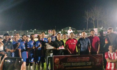 Bupati Pelalawan Resmi Buka Turnamen Zukri Ramadan Cup I