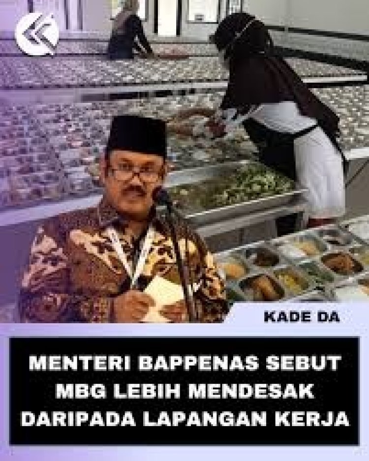 Menteri di Kabinet Prabowo: Program MBG Dinilai Lebih Mendesak Dibanding Penciptaan Kerja