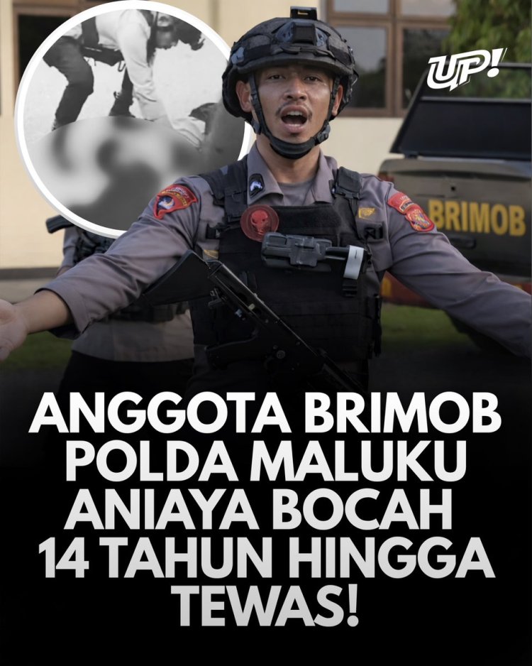 Anggota Brimob Maluku Aniaya Siswa pakai Helm Hingga Meninggal