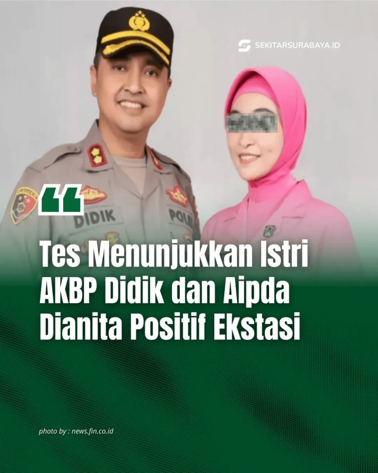 Polwan  Dianita & Istri Kapolrers Bima Positif Narkoba cuma Direhab