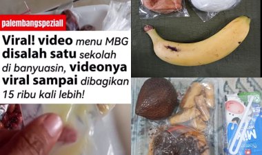 Menu MBG SD 21 Talang Kelapa, Punya Presiden Tak Mau Tahu Suara Rakyat Bawah