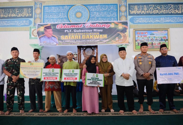 Bupati Siak Apresiasi Dukungan Pemprov Riau, Plt Gubri Janji Lunasi Kurang Salur Rp72 Miliar