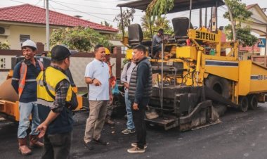 Puluhan Tahun Rusak, Jalan Melati Akhirnya Diperbaiki Pemko Pekanbaru